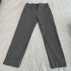 Black and White Check Zac and Rachel pull on Pants, size 6